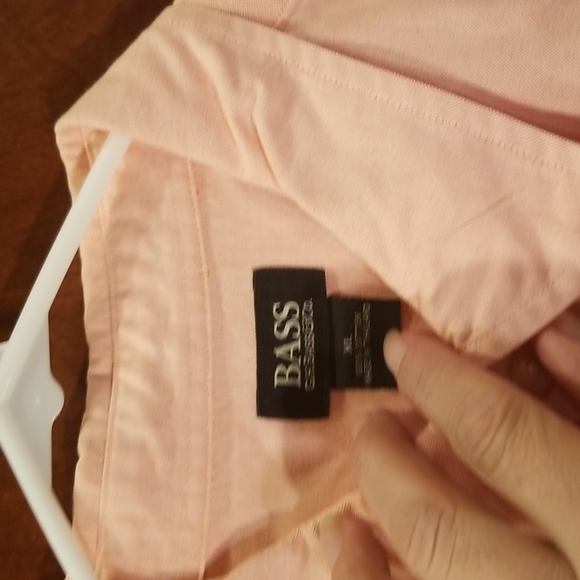 Mens XL Bass Button Down Dress Shirt - Picture 2 of 3